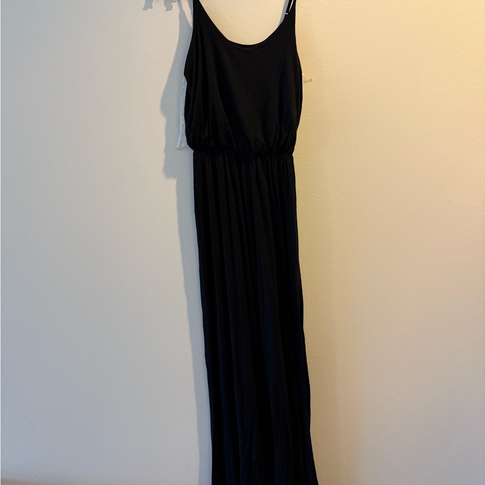 Lush Classic Black Maxi Dress